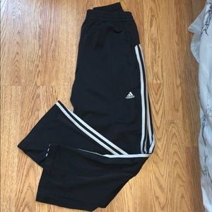 Classic Adidas 3 stripe track pants